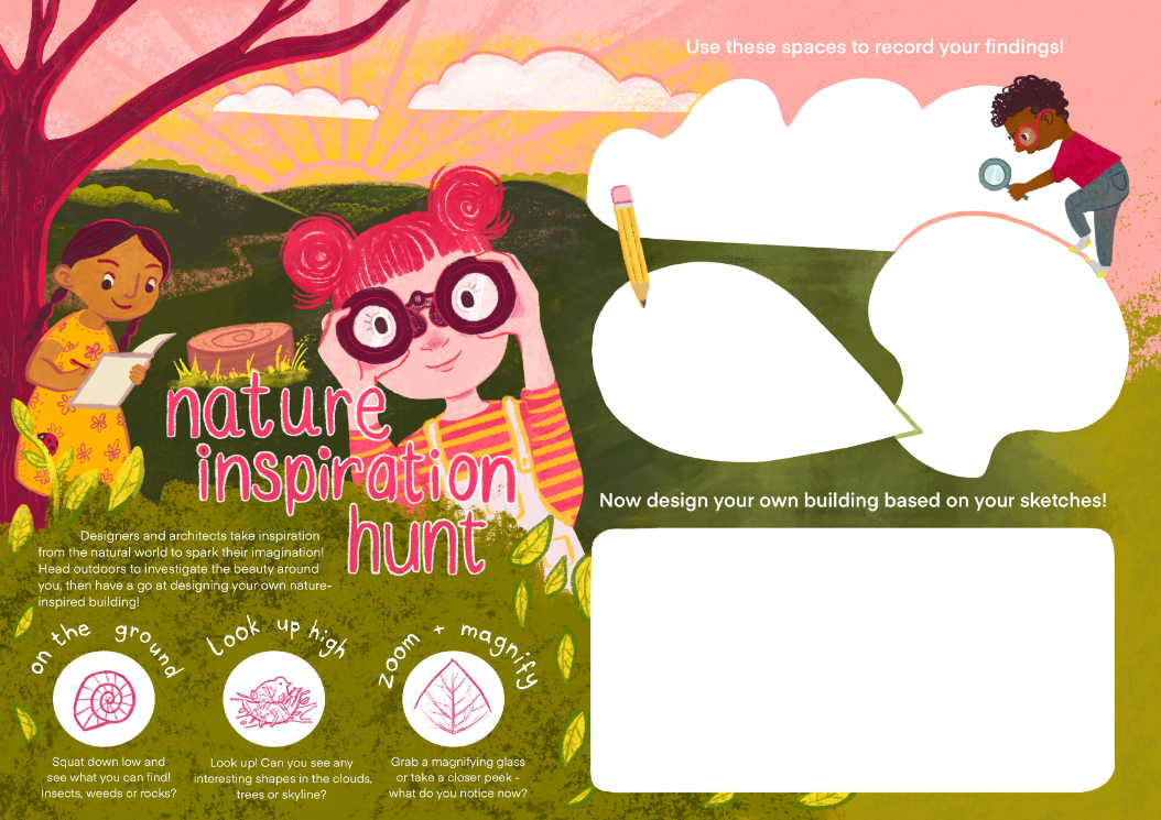 Nature Inspiration Hunt Sample Childrens Activity Page