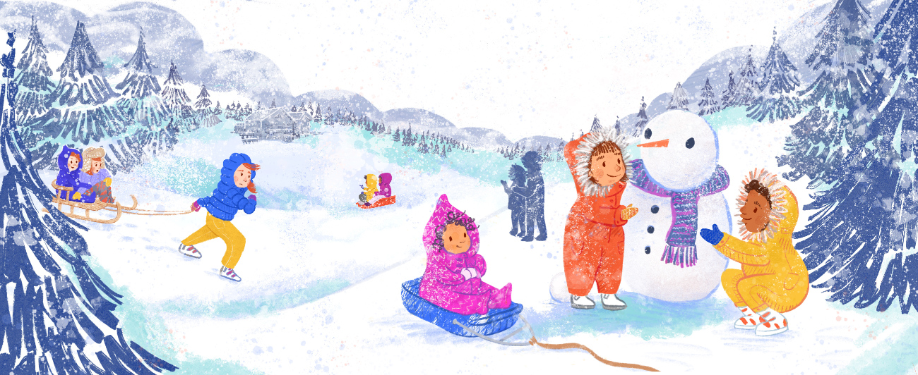 Peruvian Potato Farmer Illustration