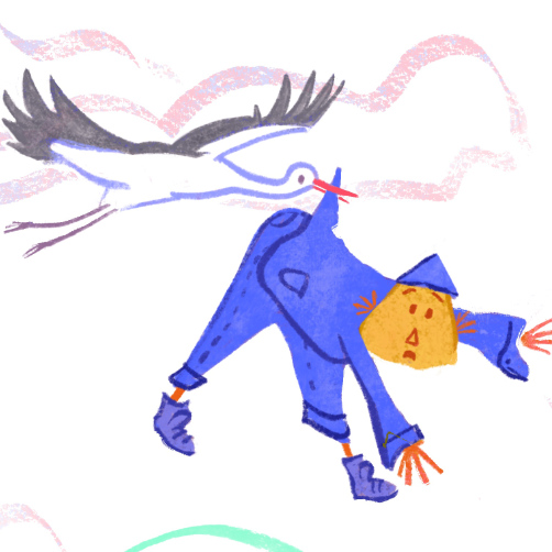 Monkey Dress Up Box Illustration