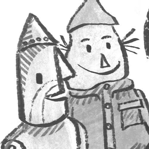 Monkey Dress Up Box Illustration