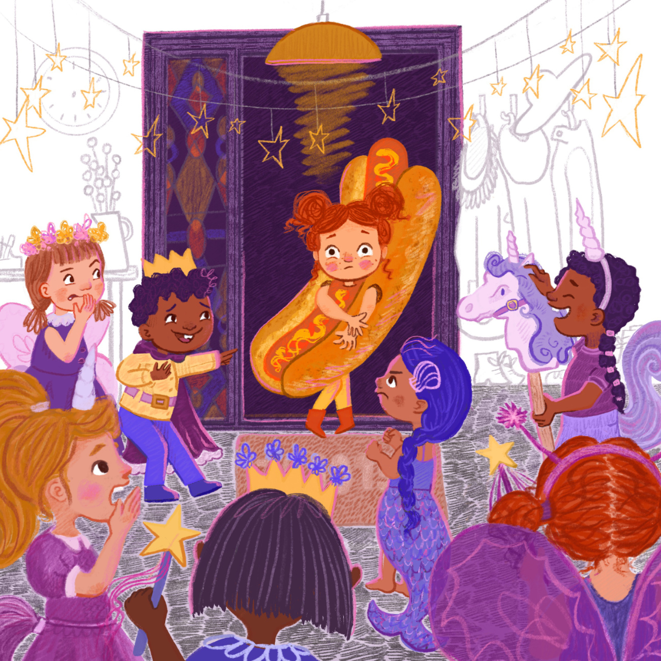 Peruvian Potato Farmer Illustration