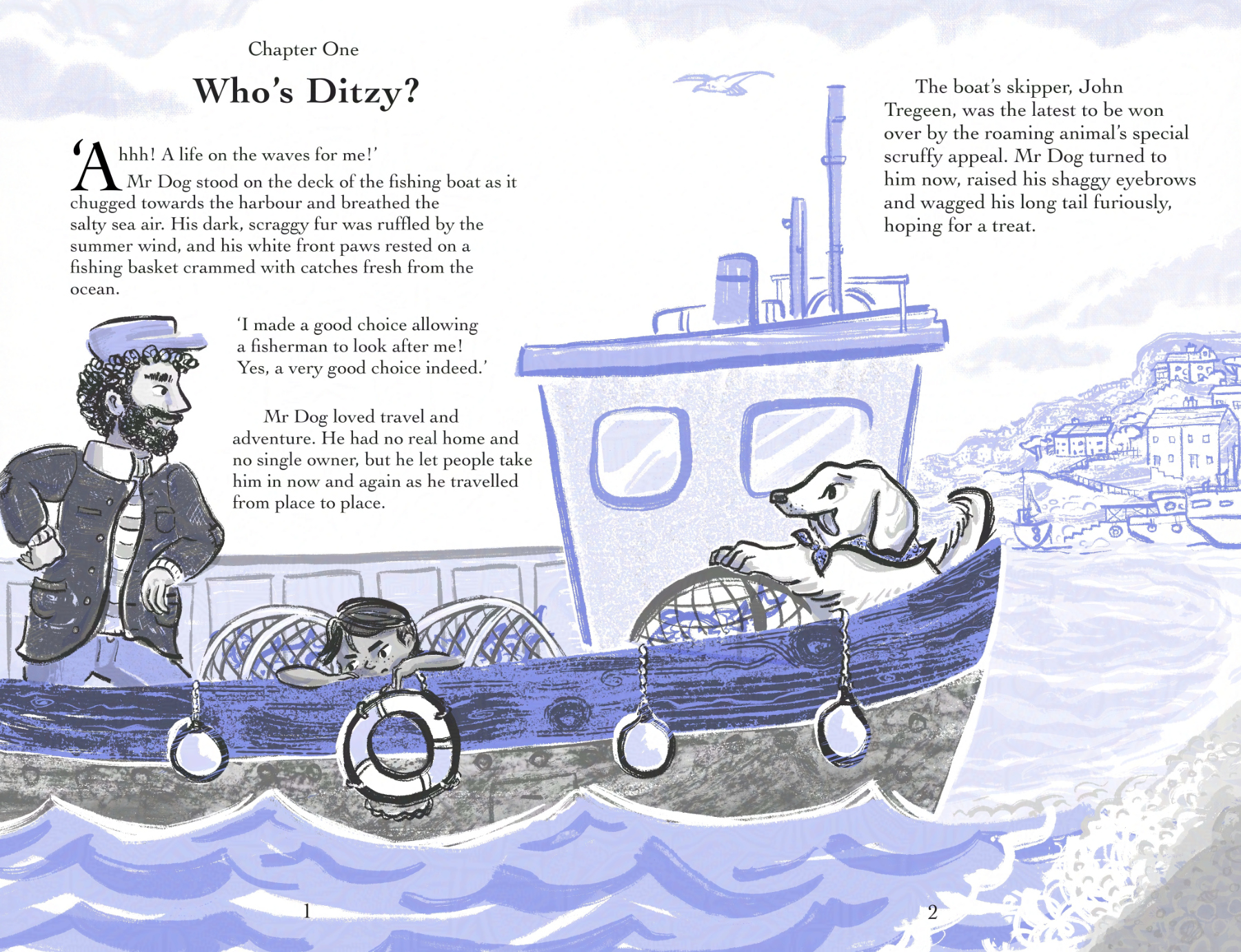 Peruvian Potato Farmer Illustration