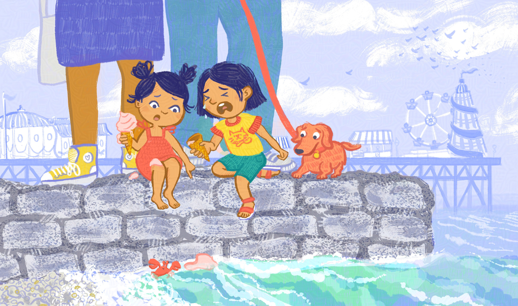 Peruvian Potato Farmer Illustration